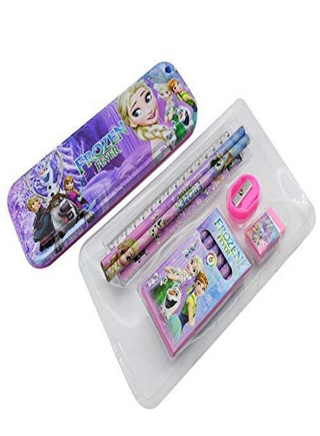 Asera مجموعة أدوات مكتبية من أسيرا للأطفال كهدايا تذكارية لأعياد الميلاد (متعددة الألوان) (بطابع فروزن) - Image 2